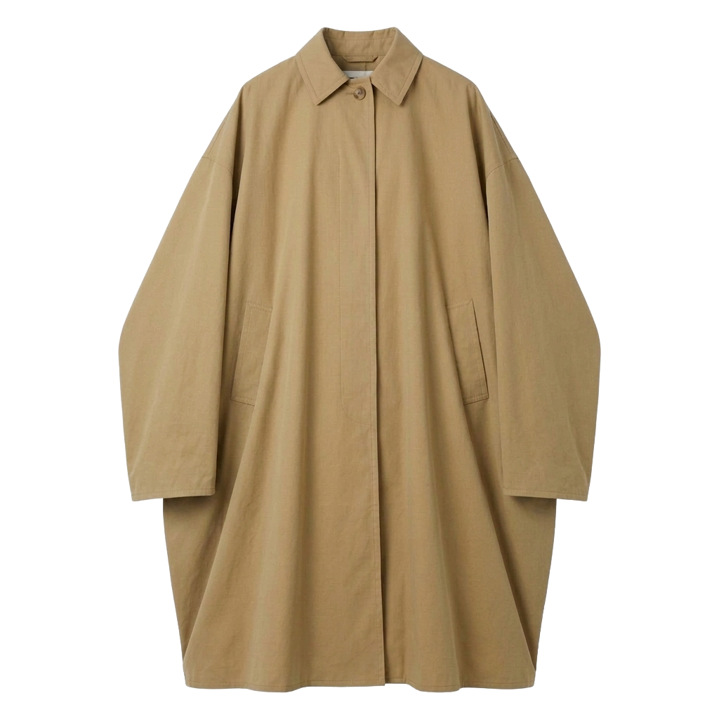 Oversized Cocoon Mac Coat