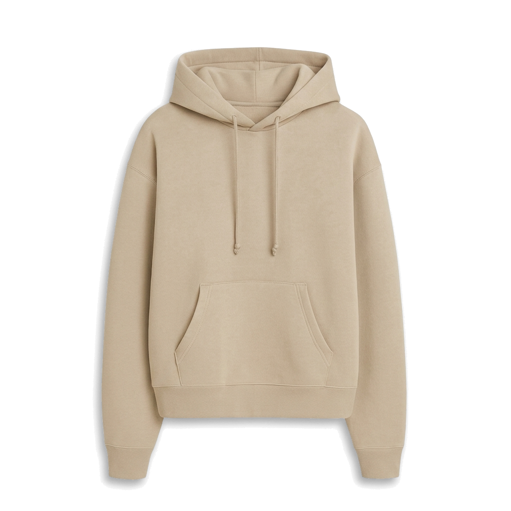 Sand Heavyweight Oversized Hoodie
