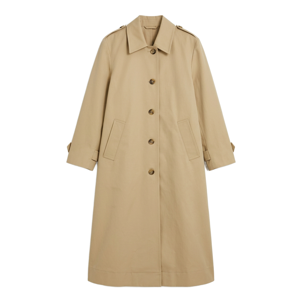 Mac Coat with Epaulettes