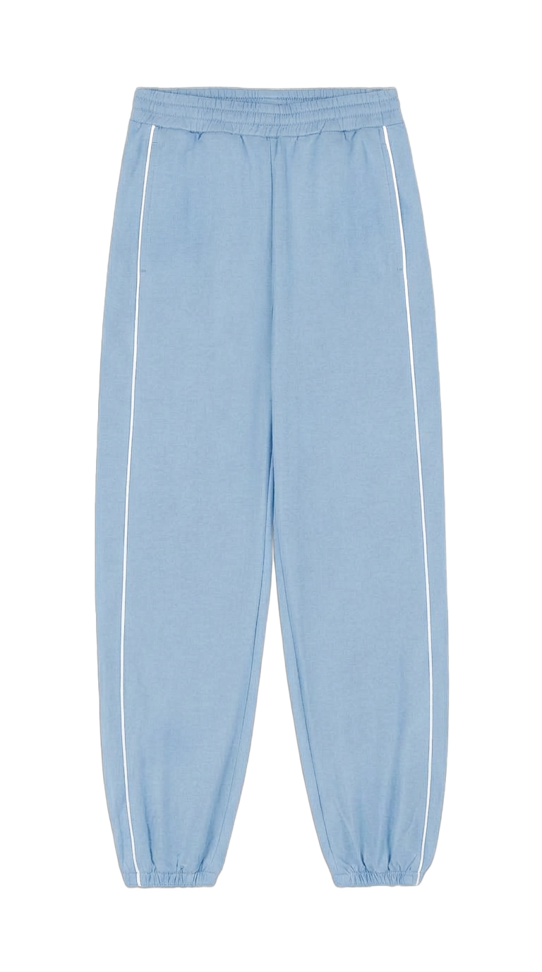 Blue Contrast Piping Jogger