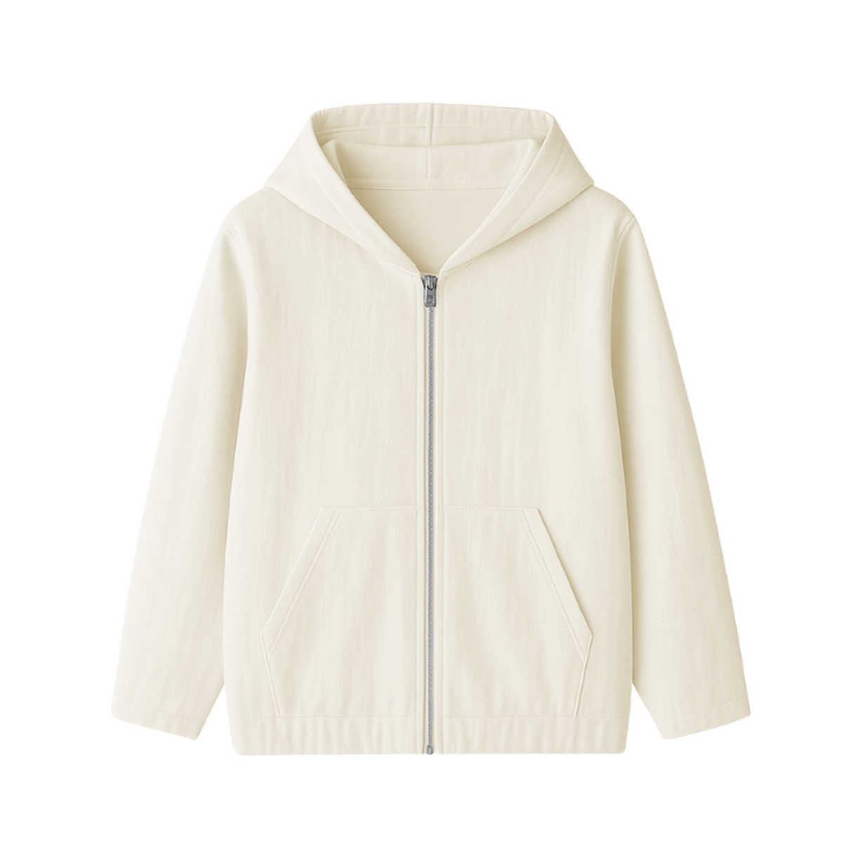 Linen Zipped Hoodie