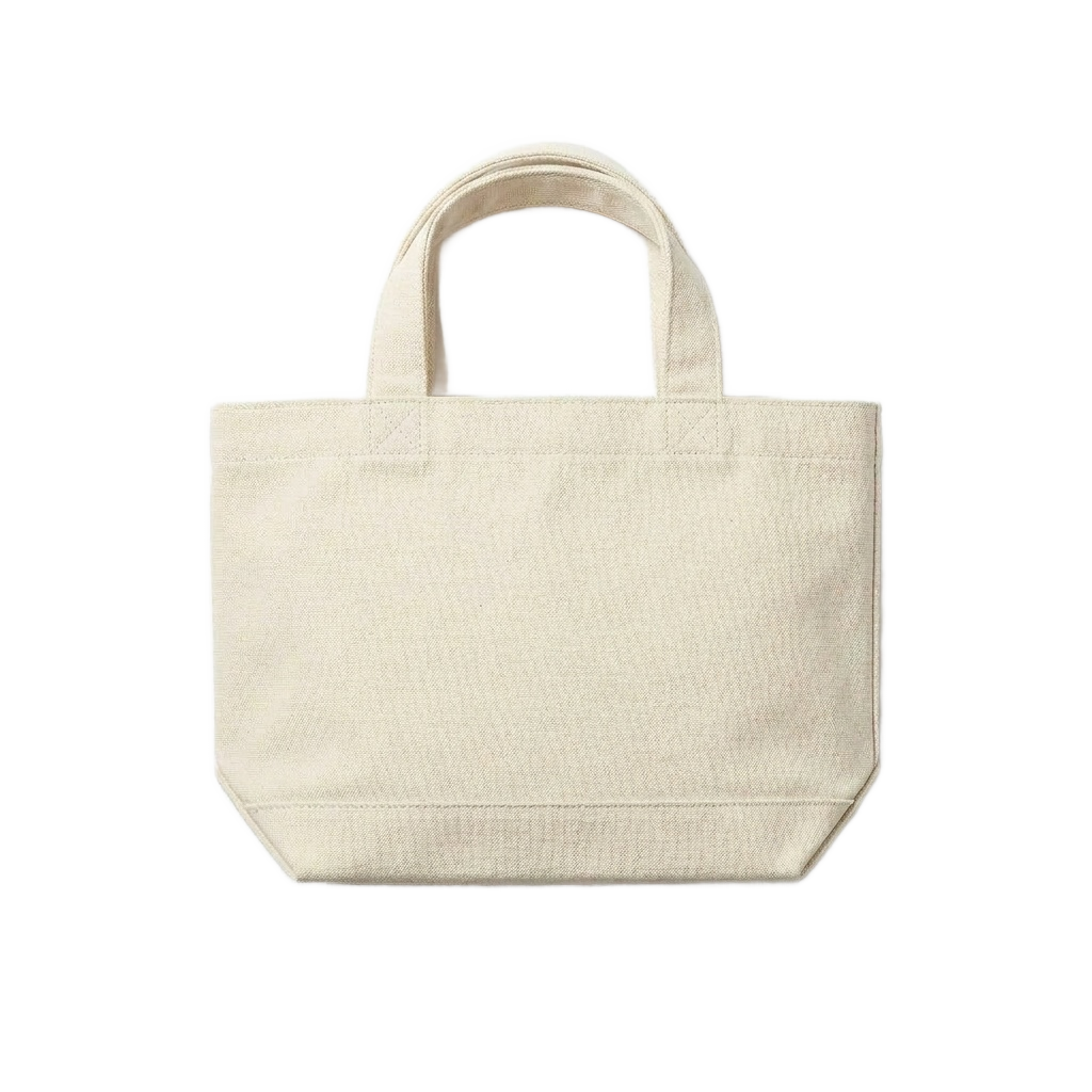 Mini canvas tote bag