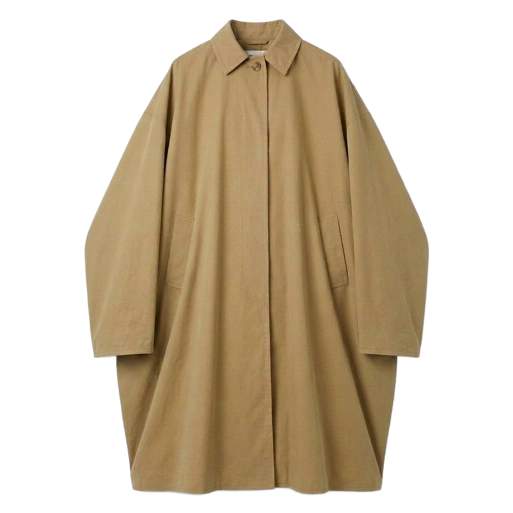 Oversized Cocoon Mac Coat