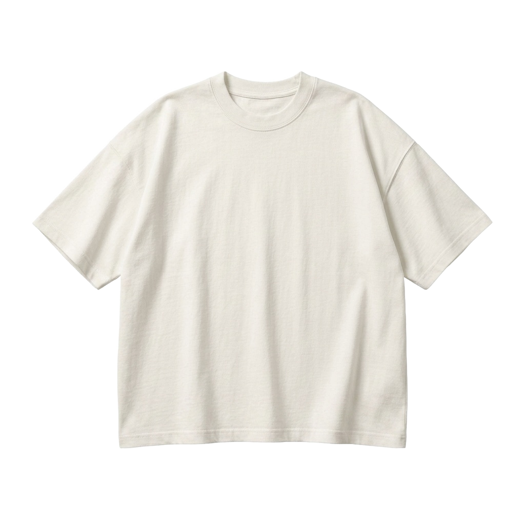 oversized drop shoulder T-shirt
