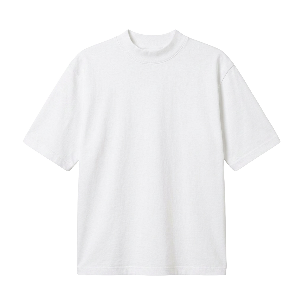 Mock neck short sleeve