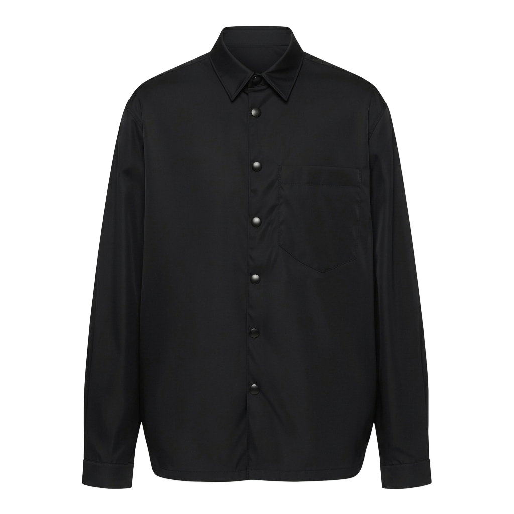 Snap-Button Shirt
