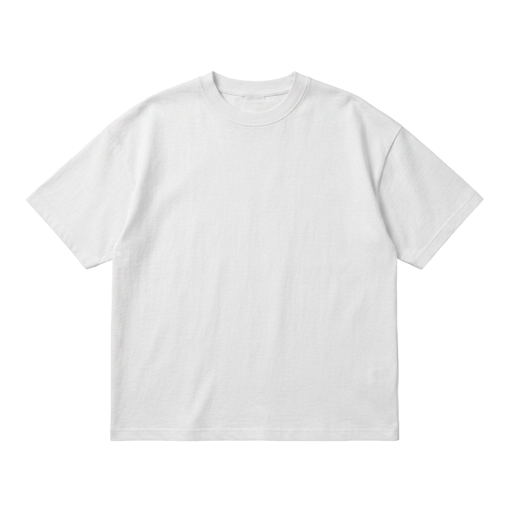boxy oversized t-shirt/ Cropped Tee