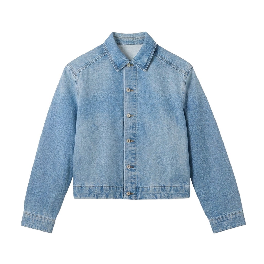 Denim Cropped Jacket