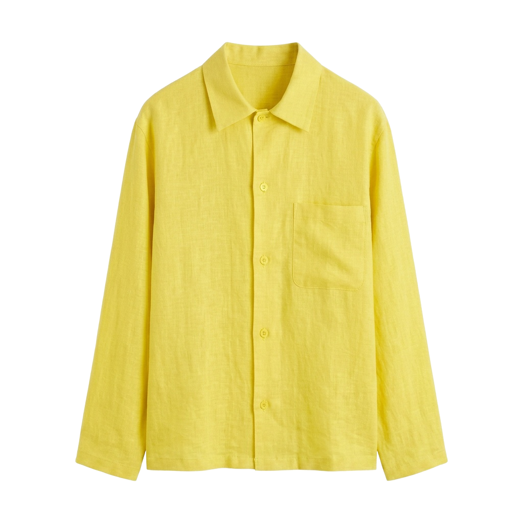 Yellow Linen Shirt
