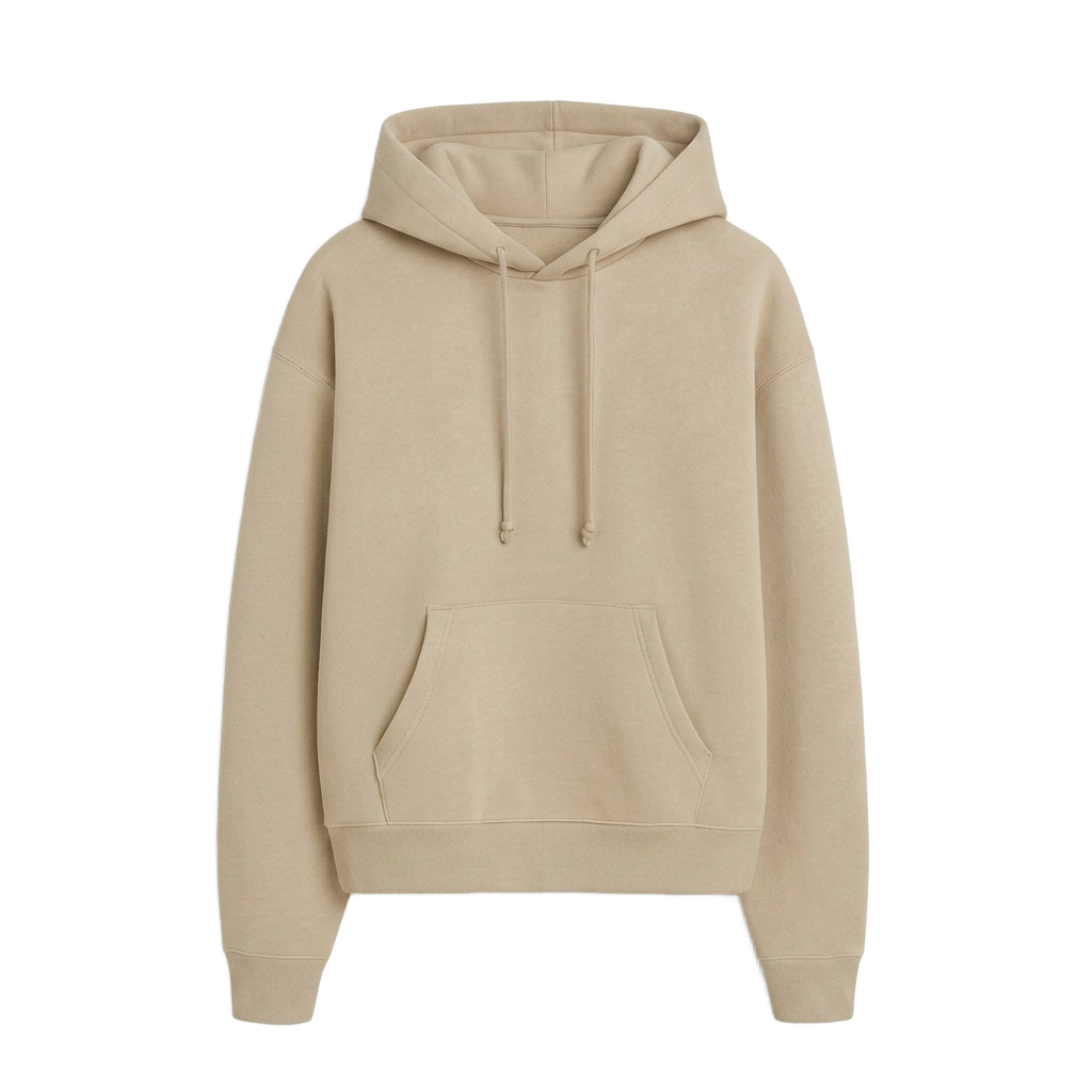 Sand Heavyweight Oversized Hoodie