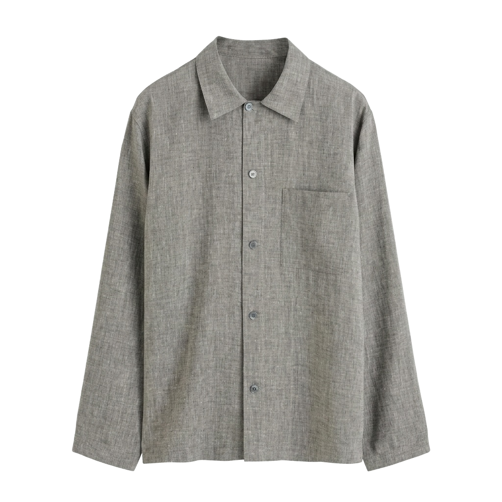 Grey Linen Shirt