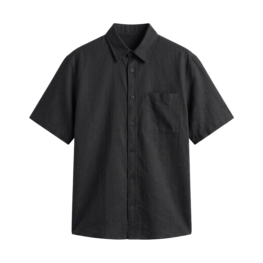 Black Short Sleeve Shirt