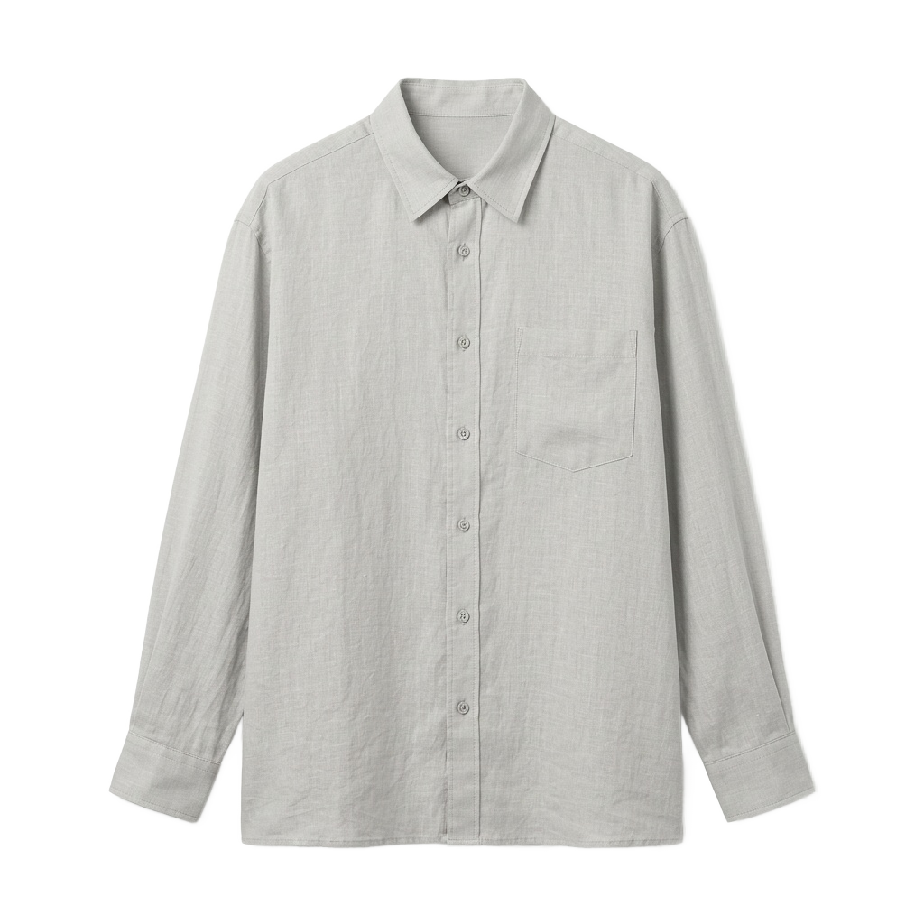 Light Grey Linen Shirt
