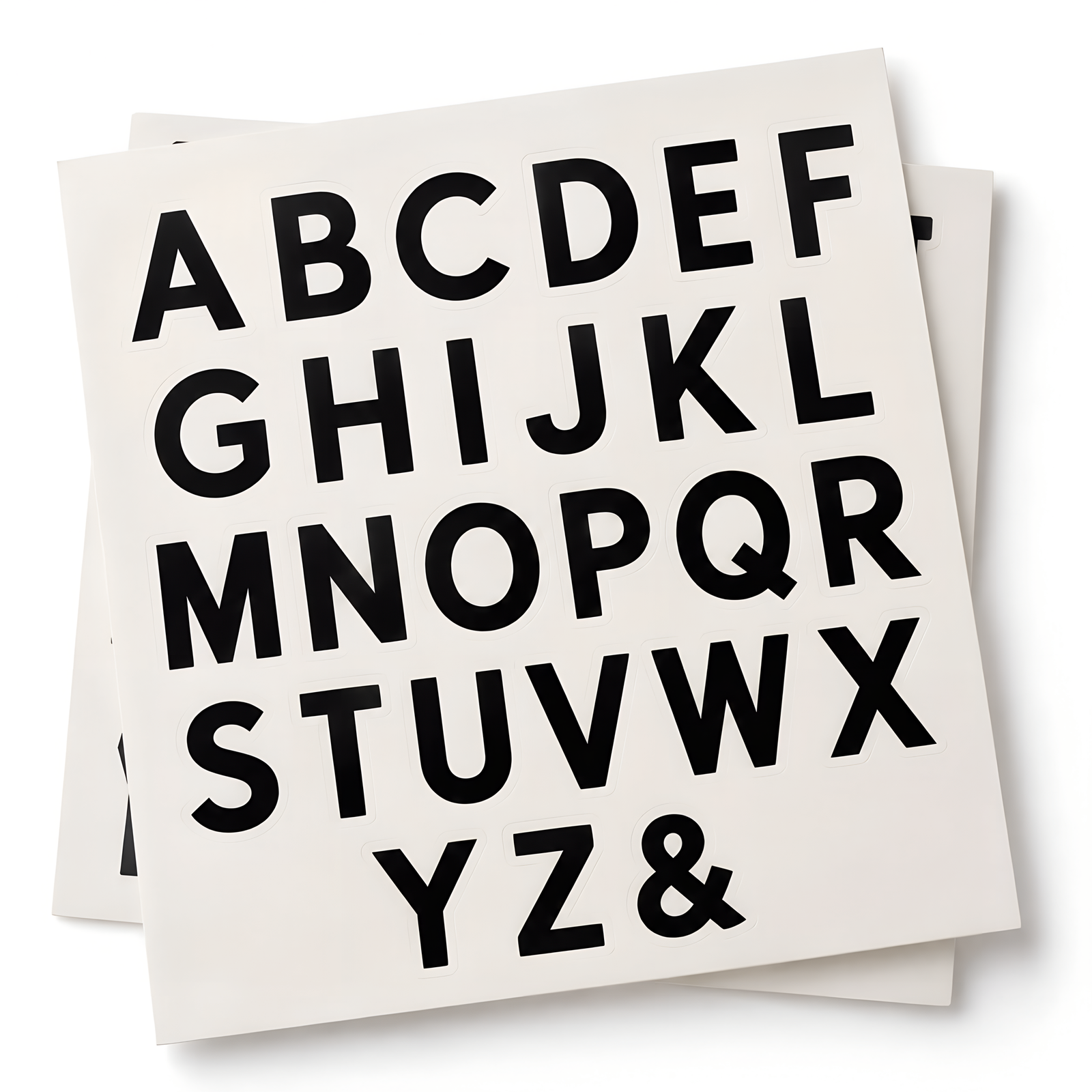 Alphabet Sticker Sheet Pair