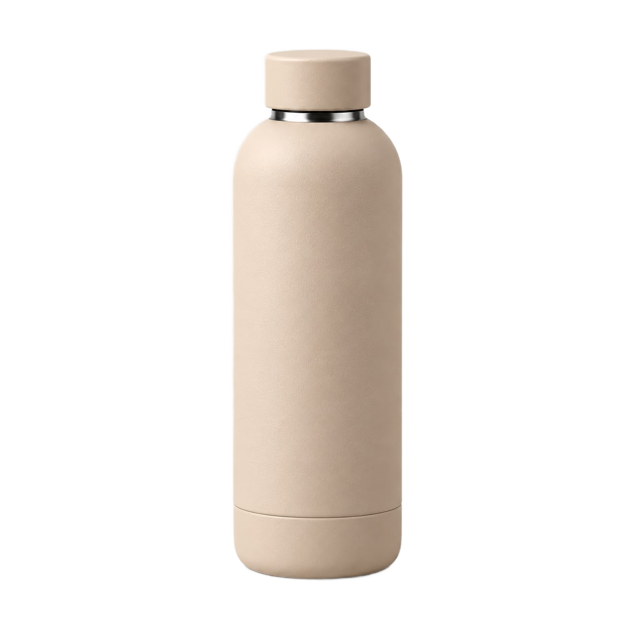 Beige Insulated Water Bottle