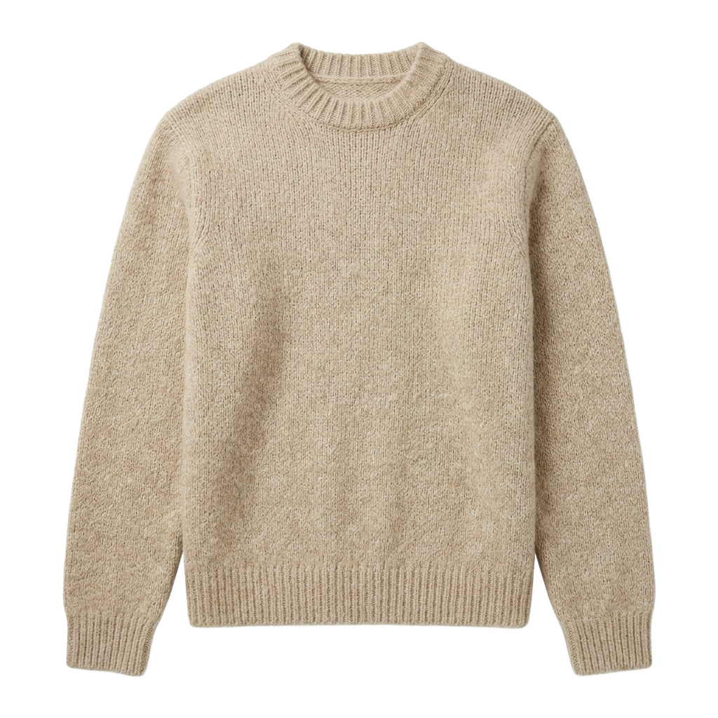 Beige Wool Sweater