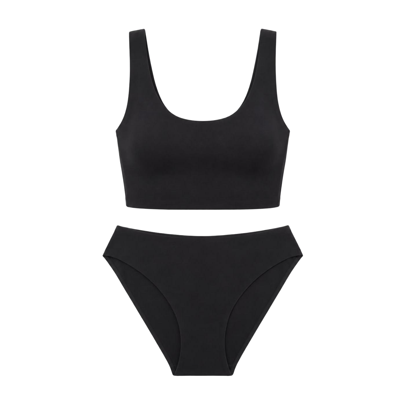Black Bralette & Brief Set