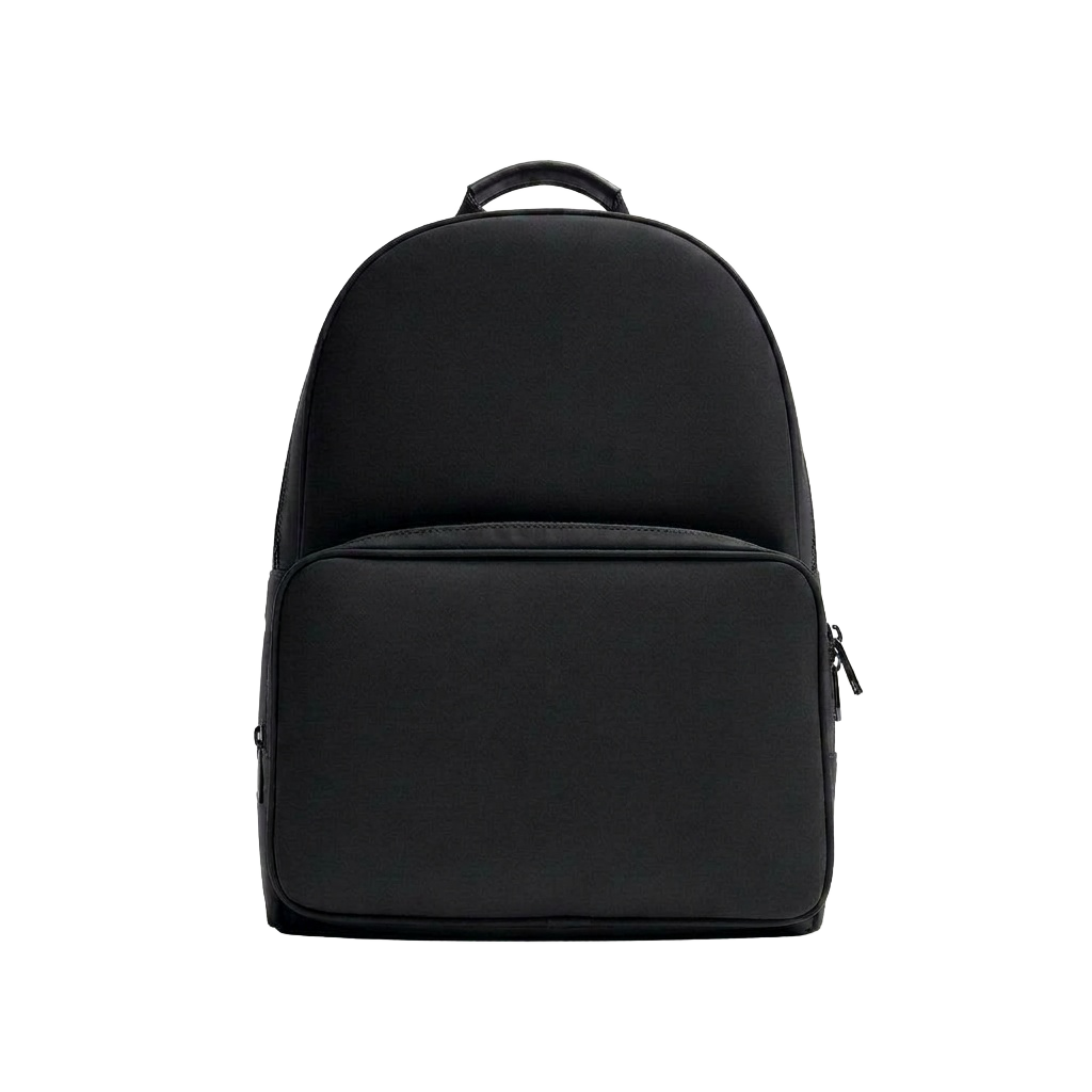 Black Essential Tech Backpack