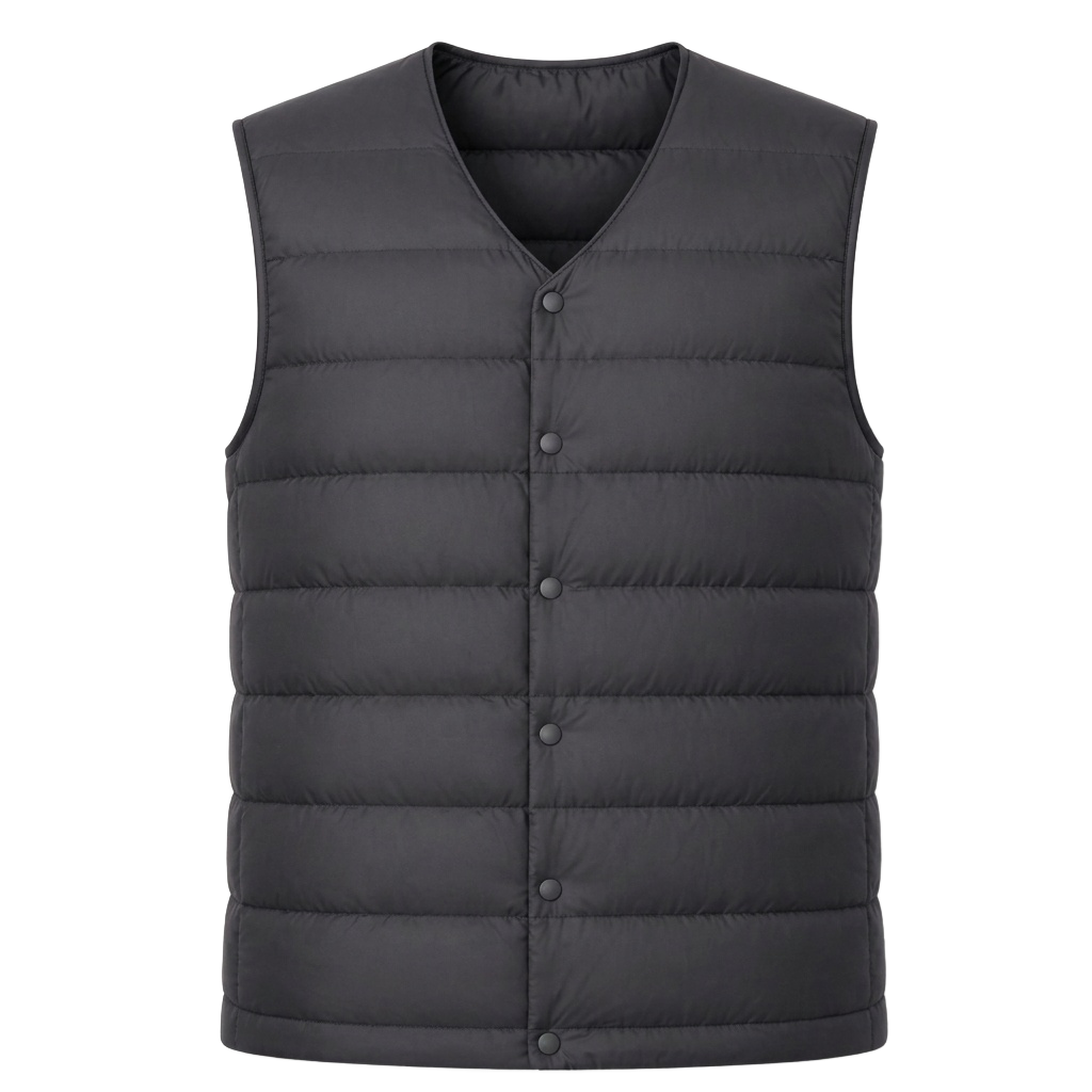 Black Puffer Vest
