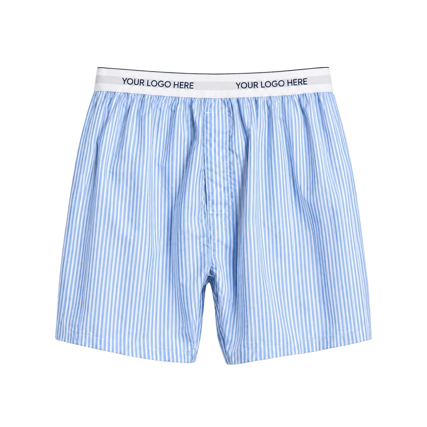 Blue Pinstripe Boxer Shorts