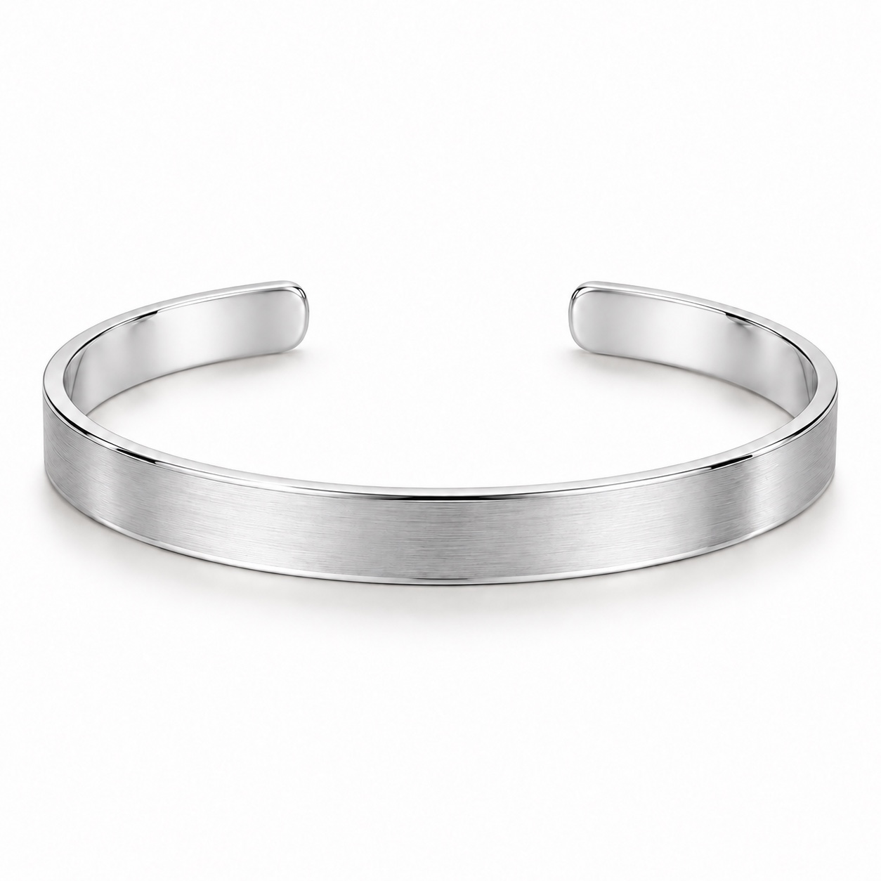 Brushed narrow open cuff