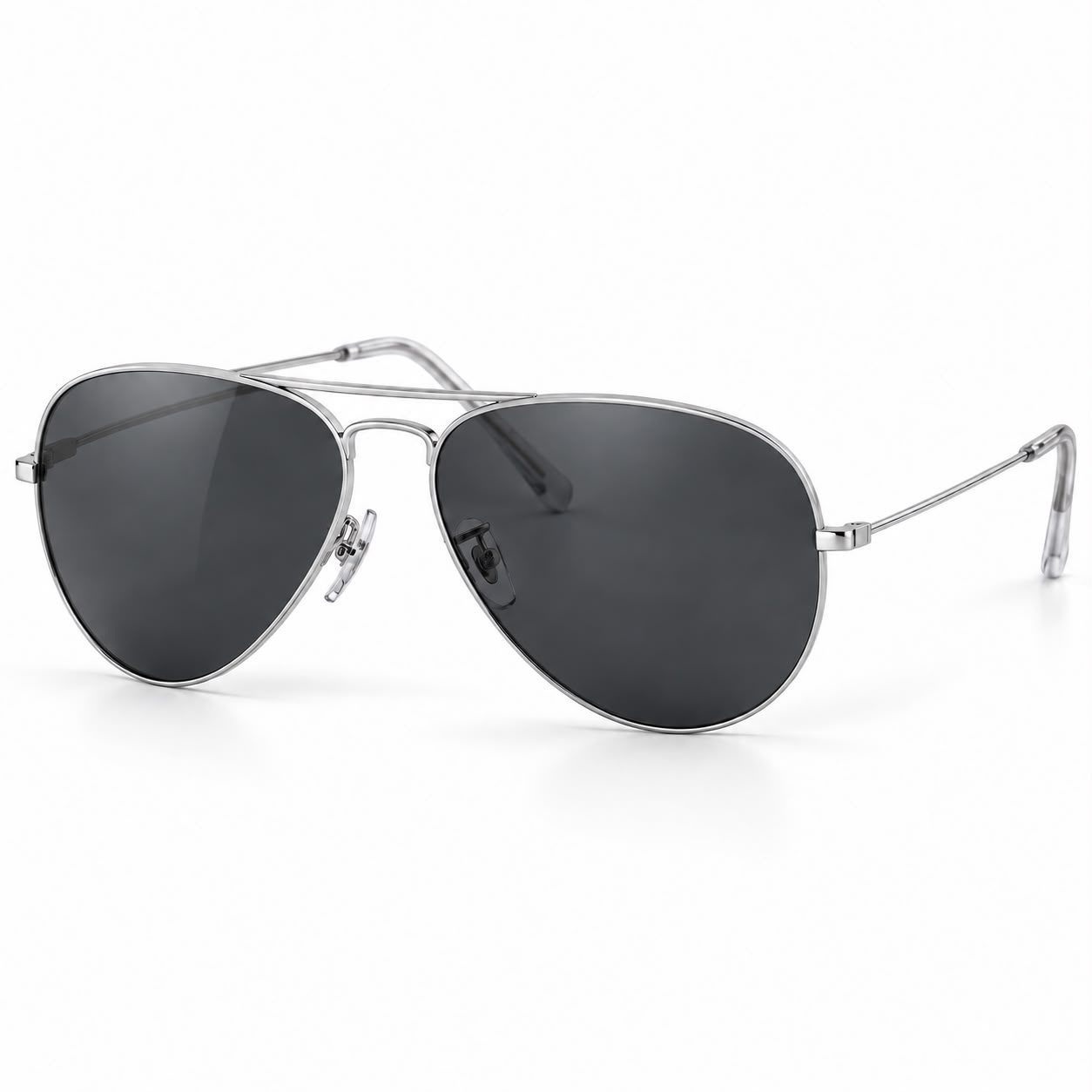 Classic Aviator — White Gold
