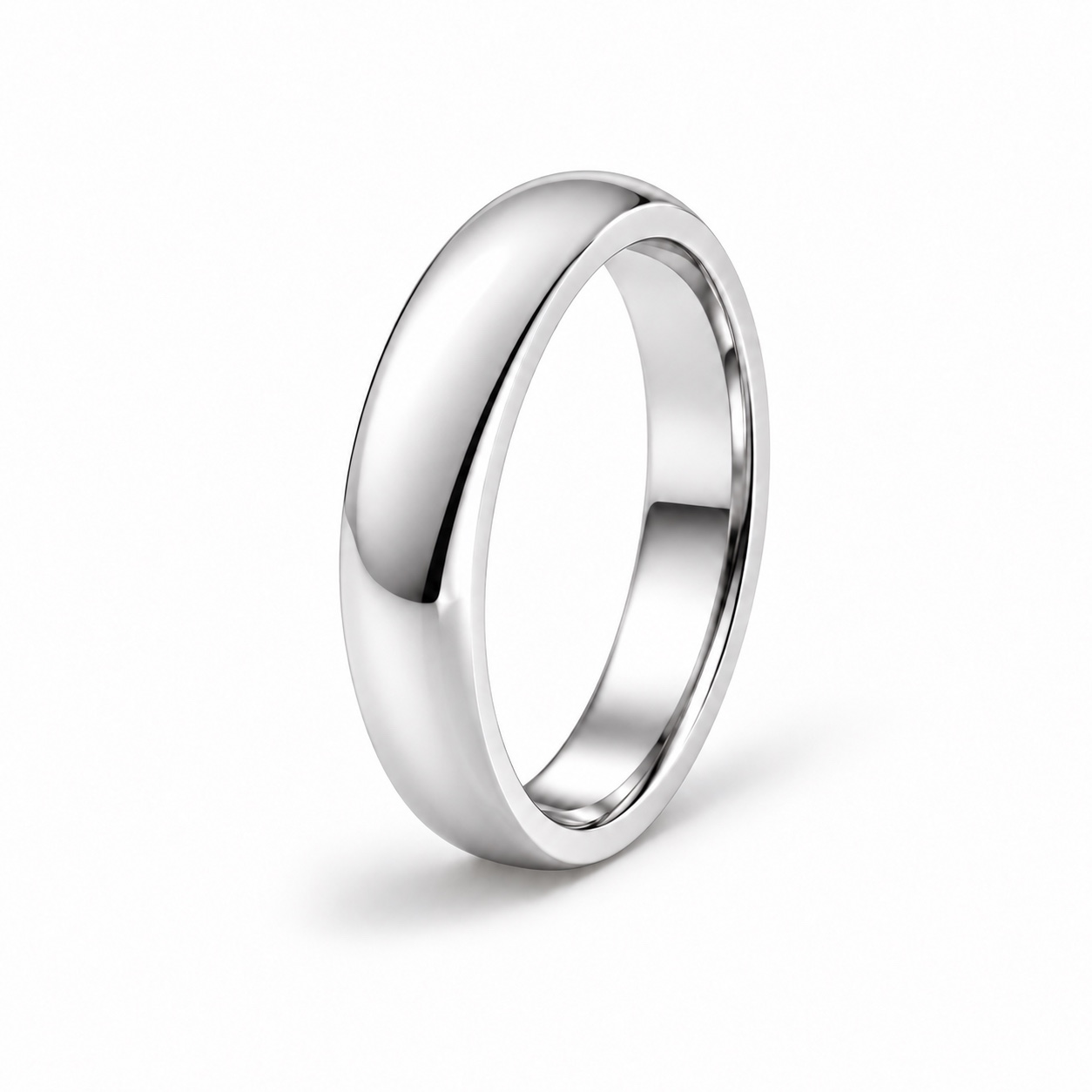 Classic domed band ring