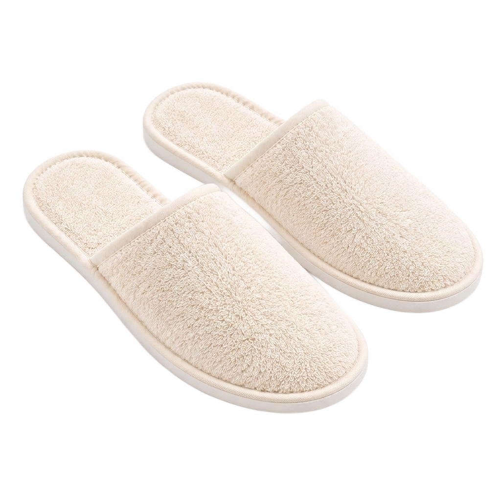Closed-Toe Terry Slippers