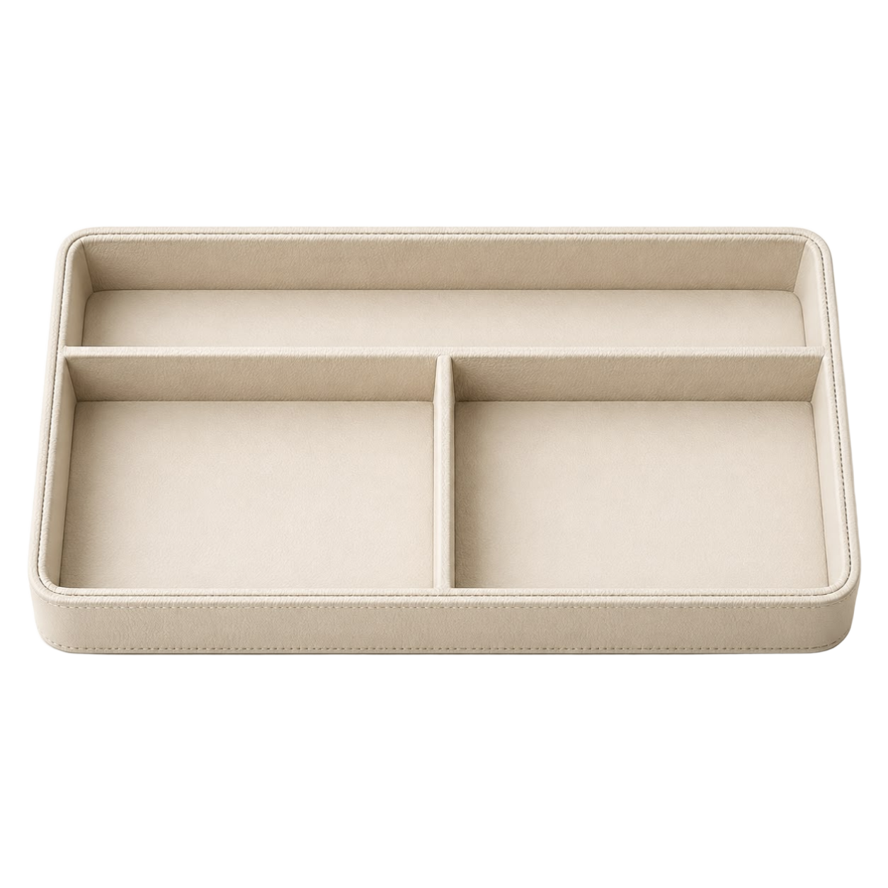 Cream Desktop Organiser Tray