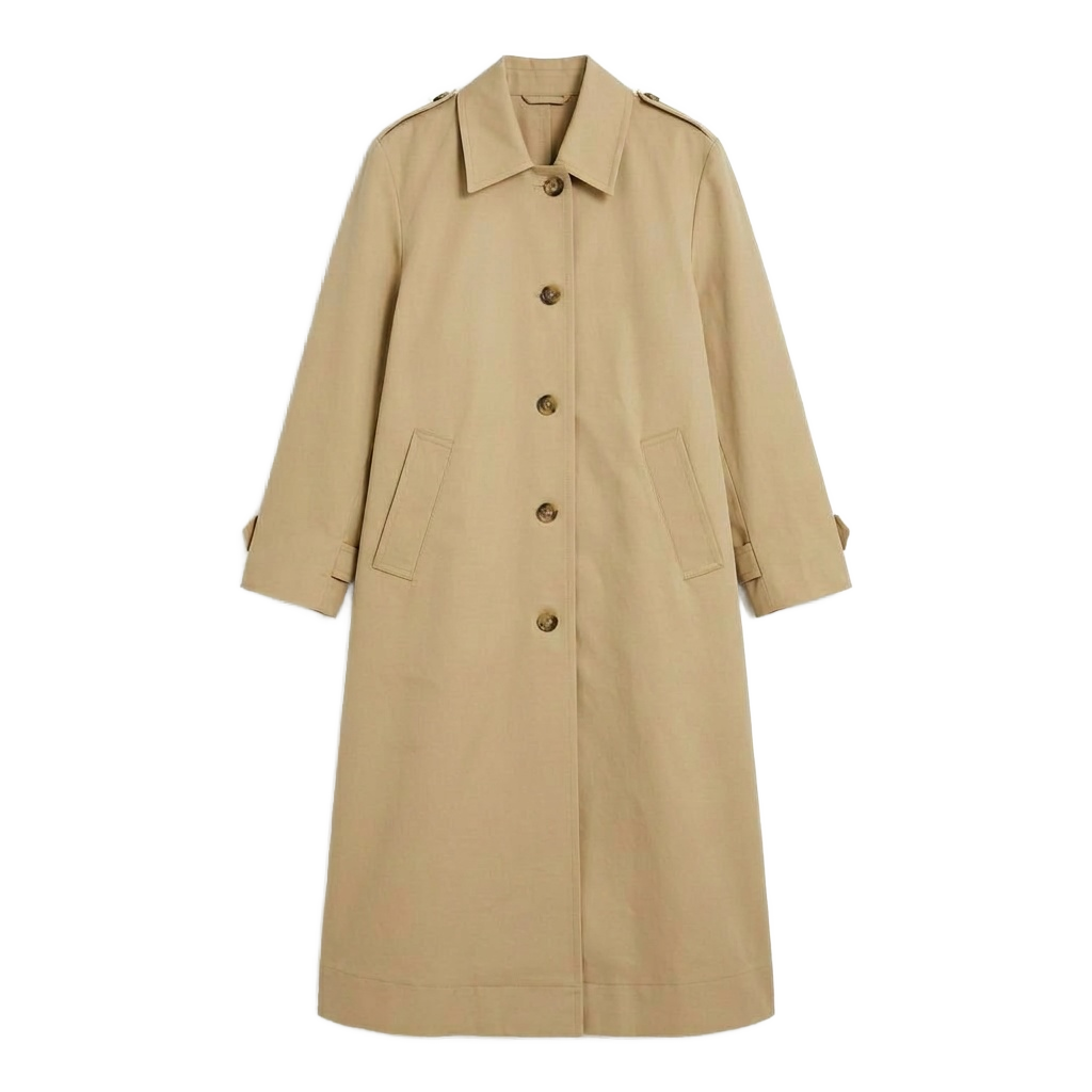 Mac Coat with Epaulettes