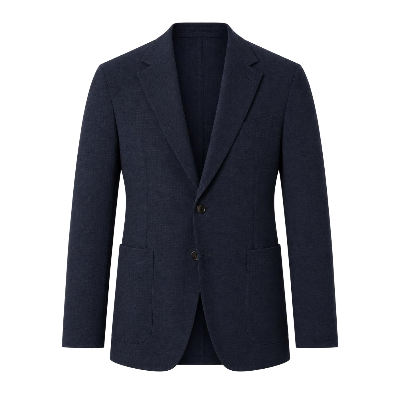 Deep Navy Textured Everyday Blazer