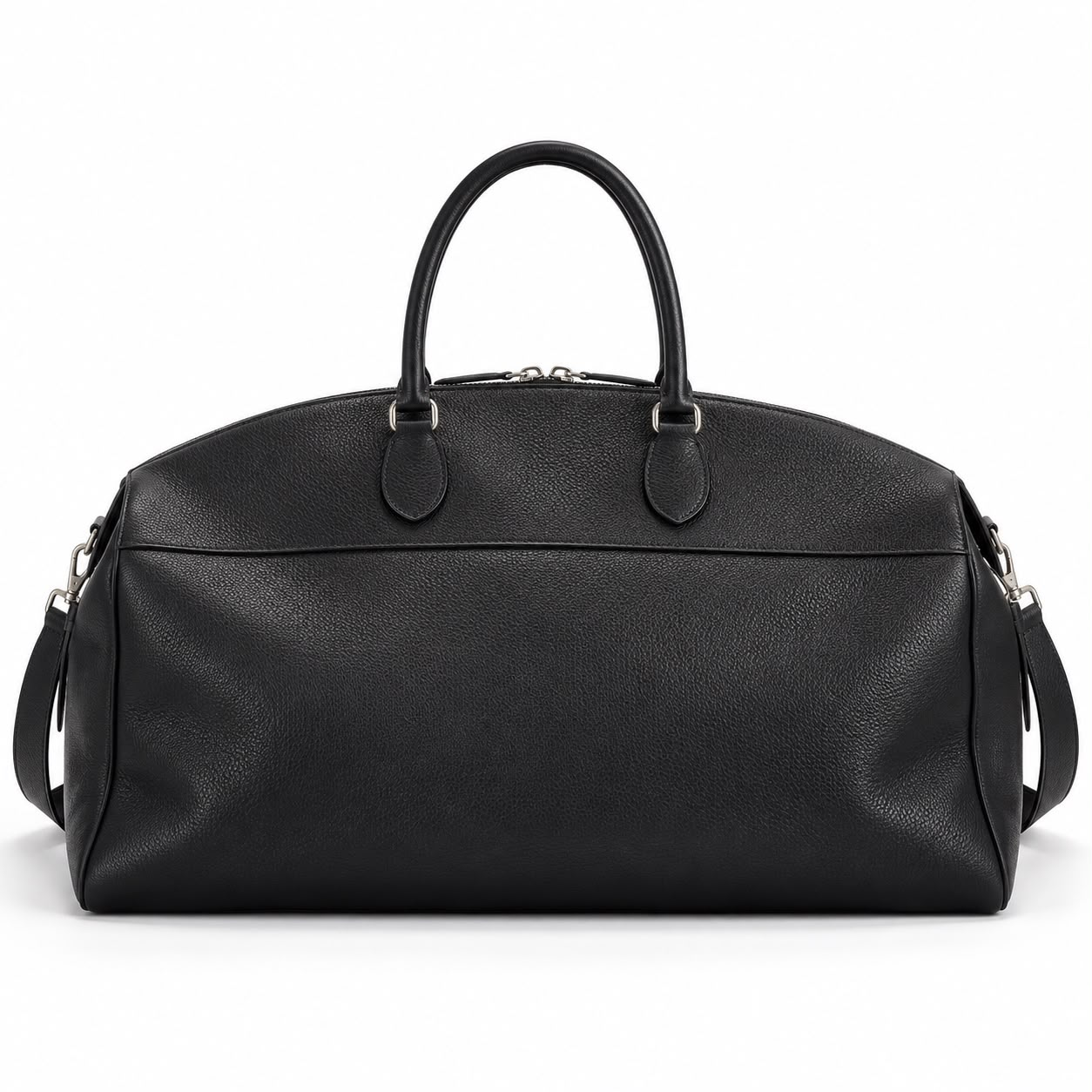 Domed Leather Weekender