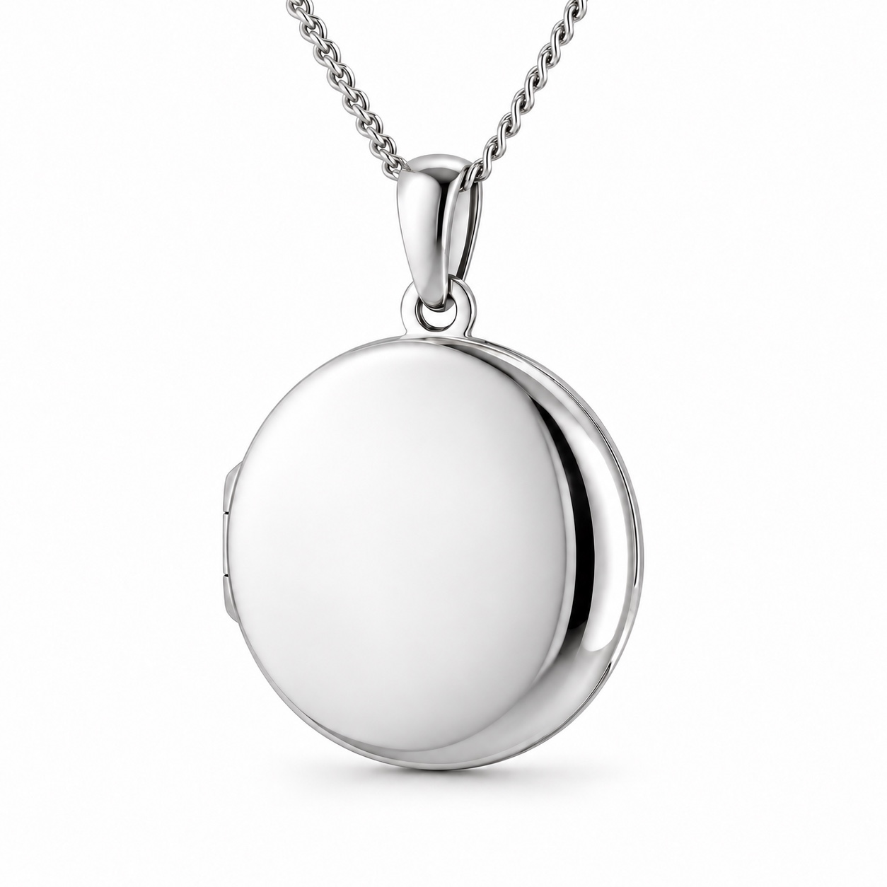 Domed round locket