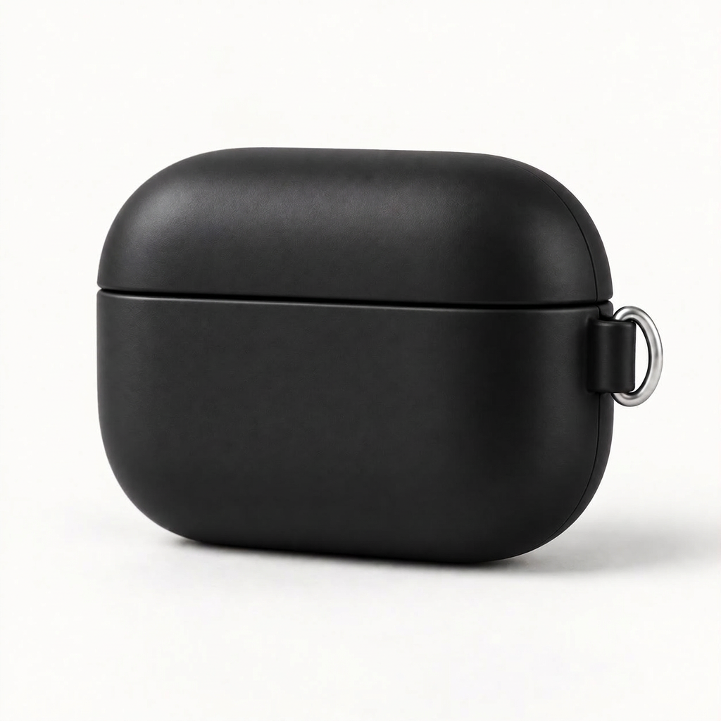 Earbud Case Cover — Leather