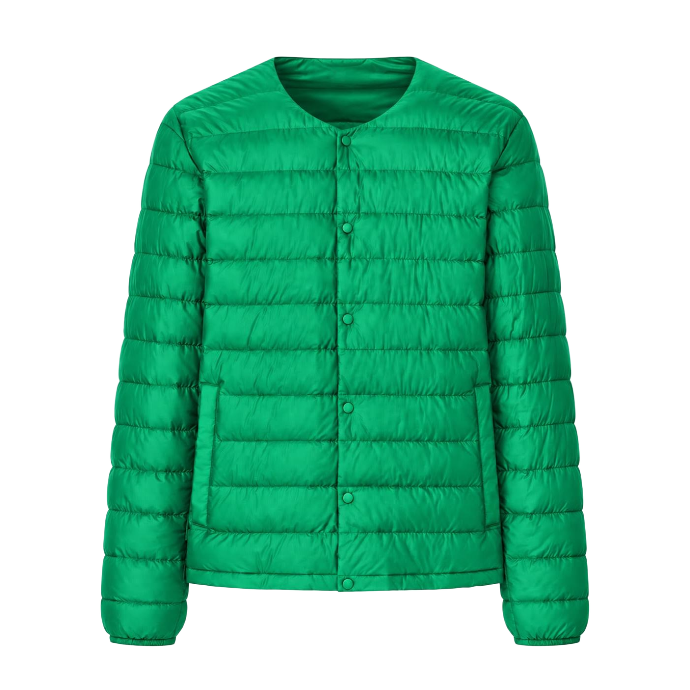 Emerald Green Collarless Everyday Liner