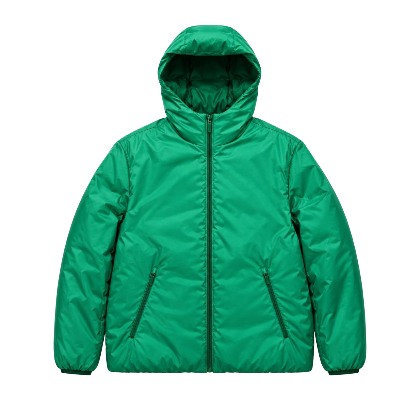 Emerald Smooth Technical Hooded Puffer