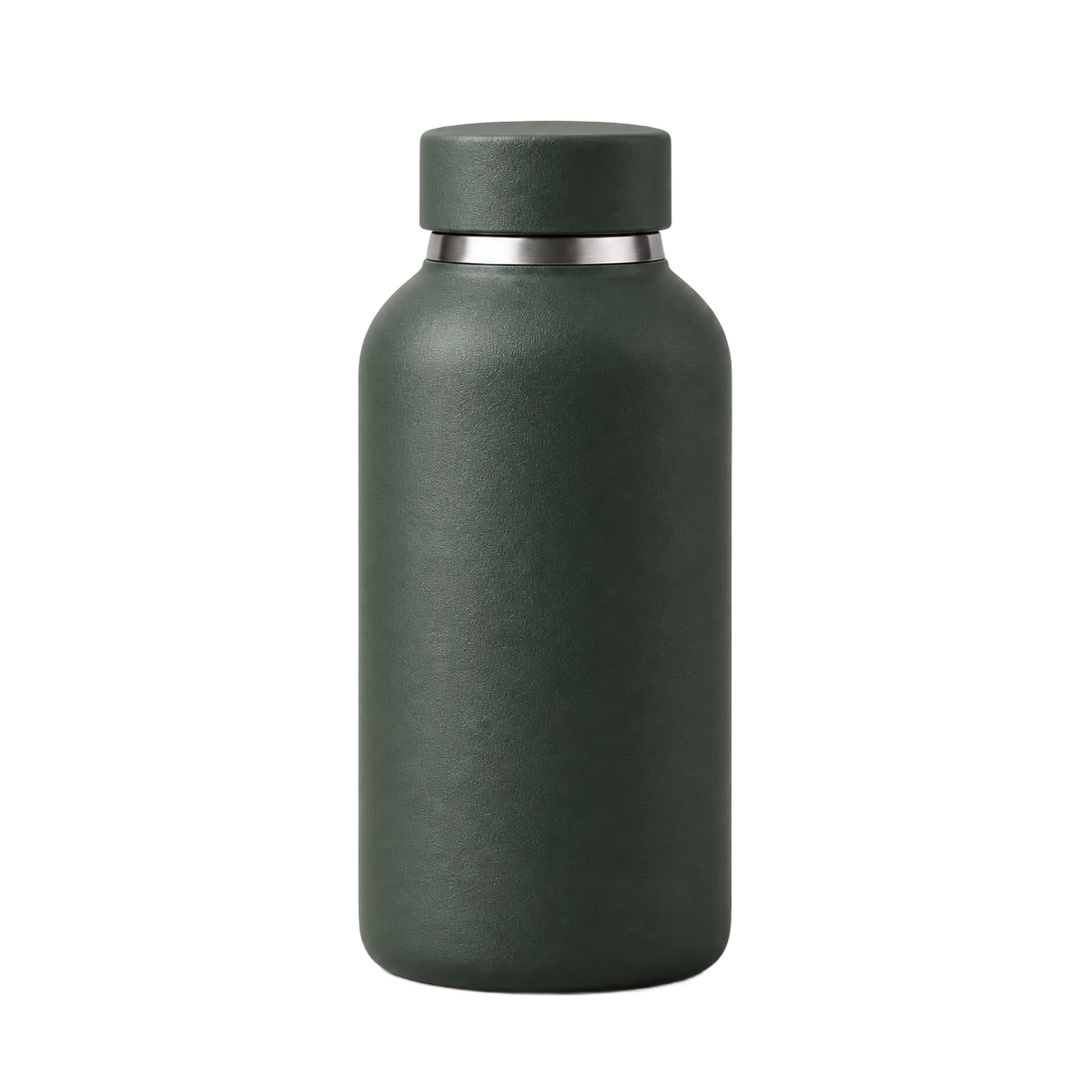 Forest Green Short Water Bottle
