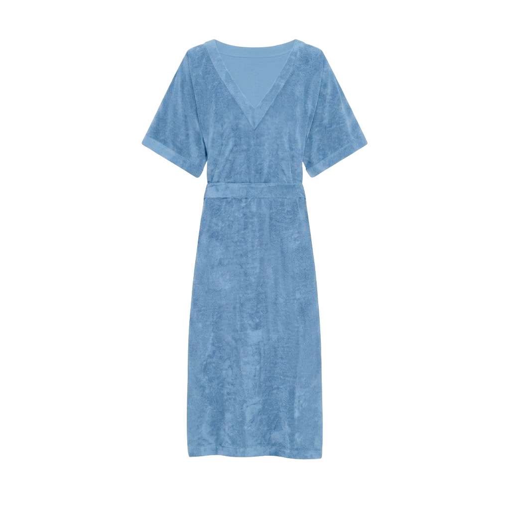 French Blue Towelling Dress