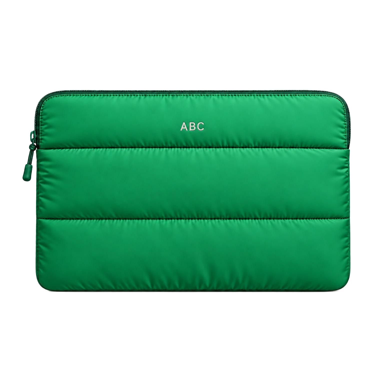 Green Puffer Laptop Sleeve