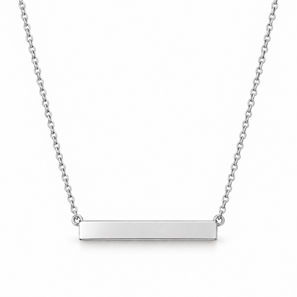 Horizontal bar necklace