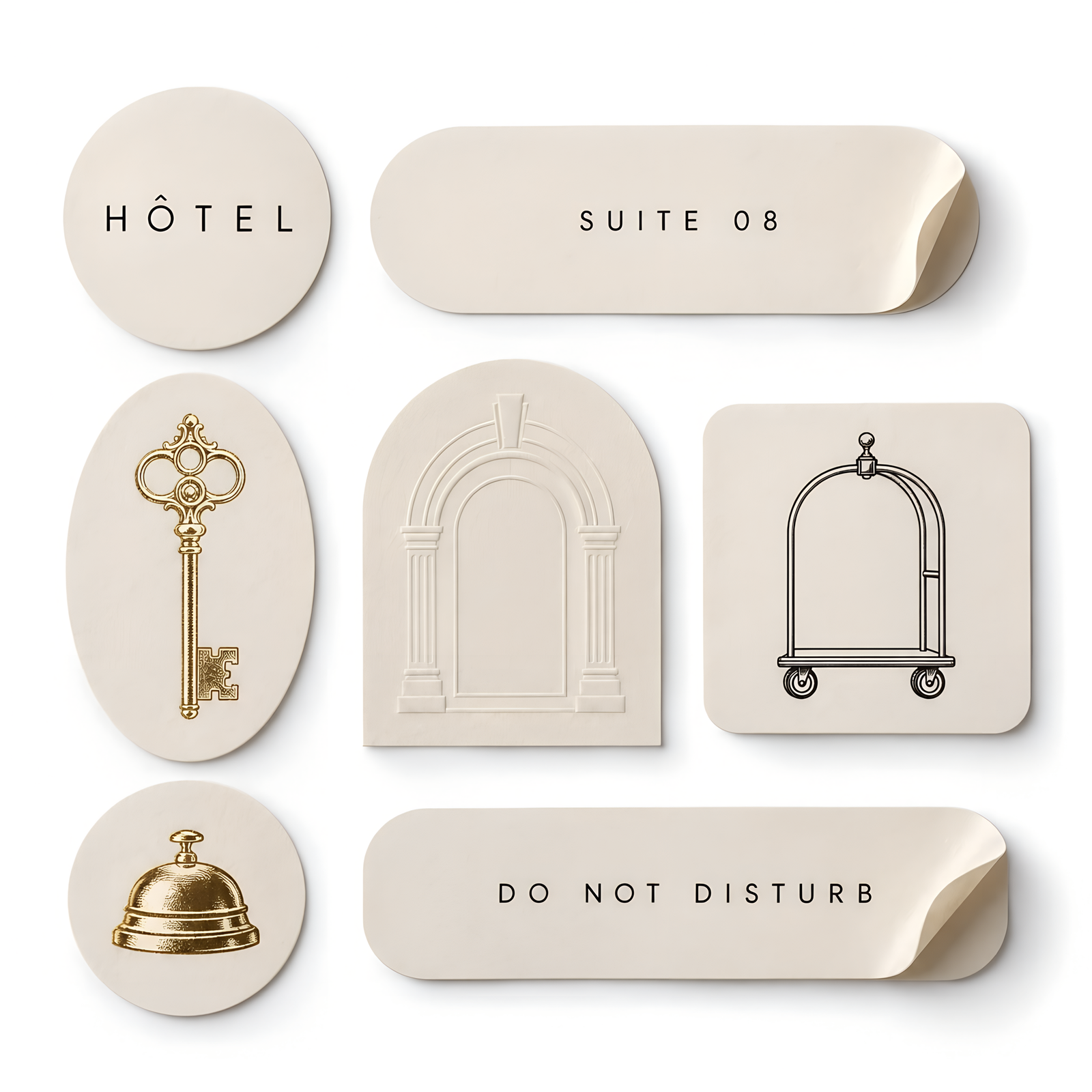 Hotel Service Stickers