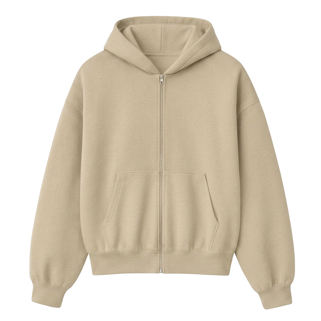 Oversized Zipped Hoodie