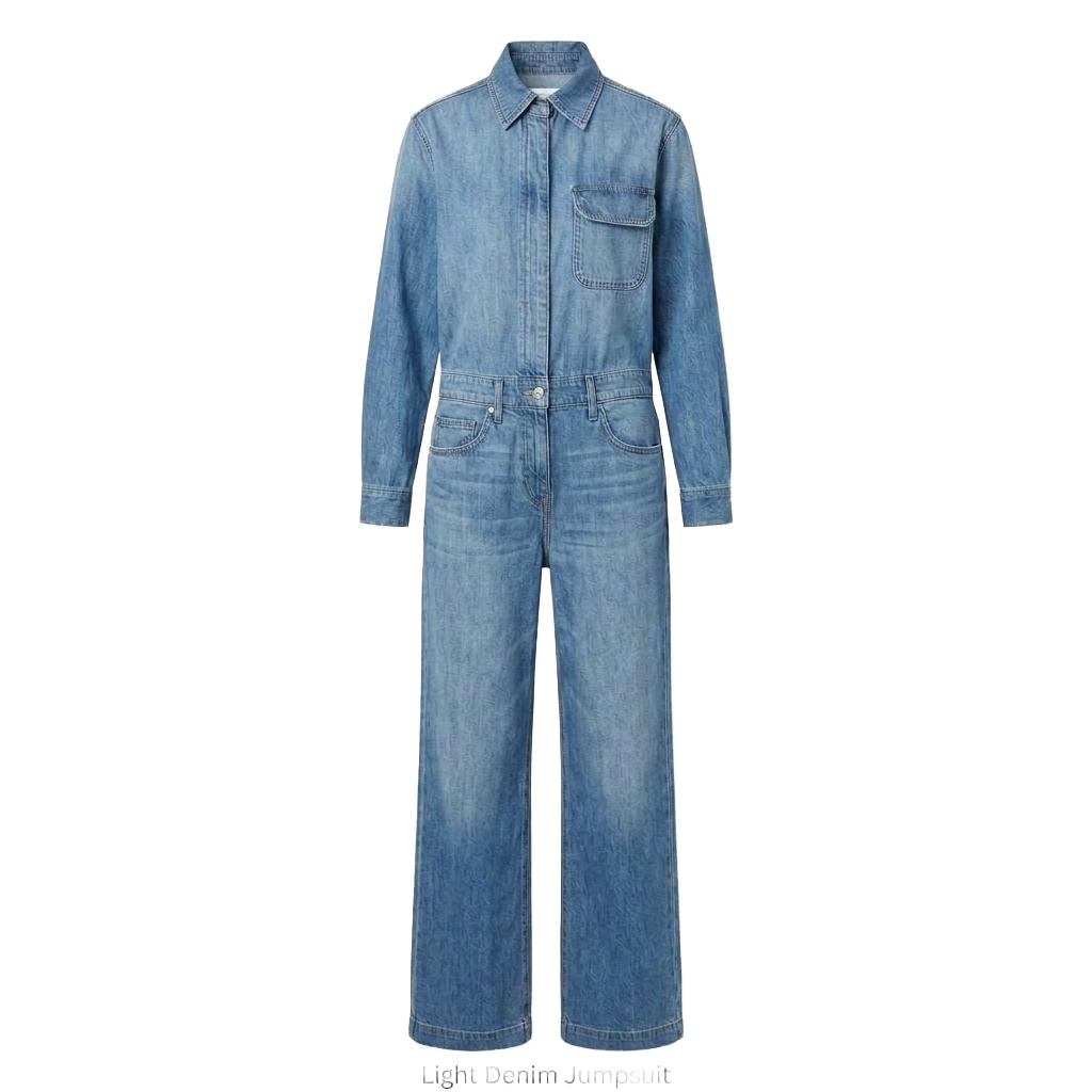 Light Denim Jumpsuit