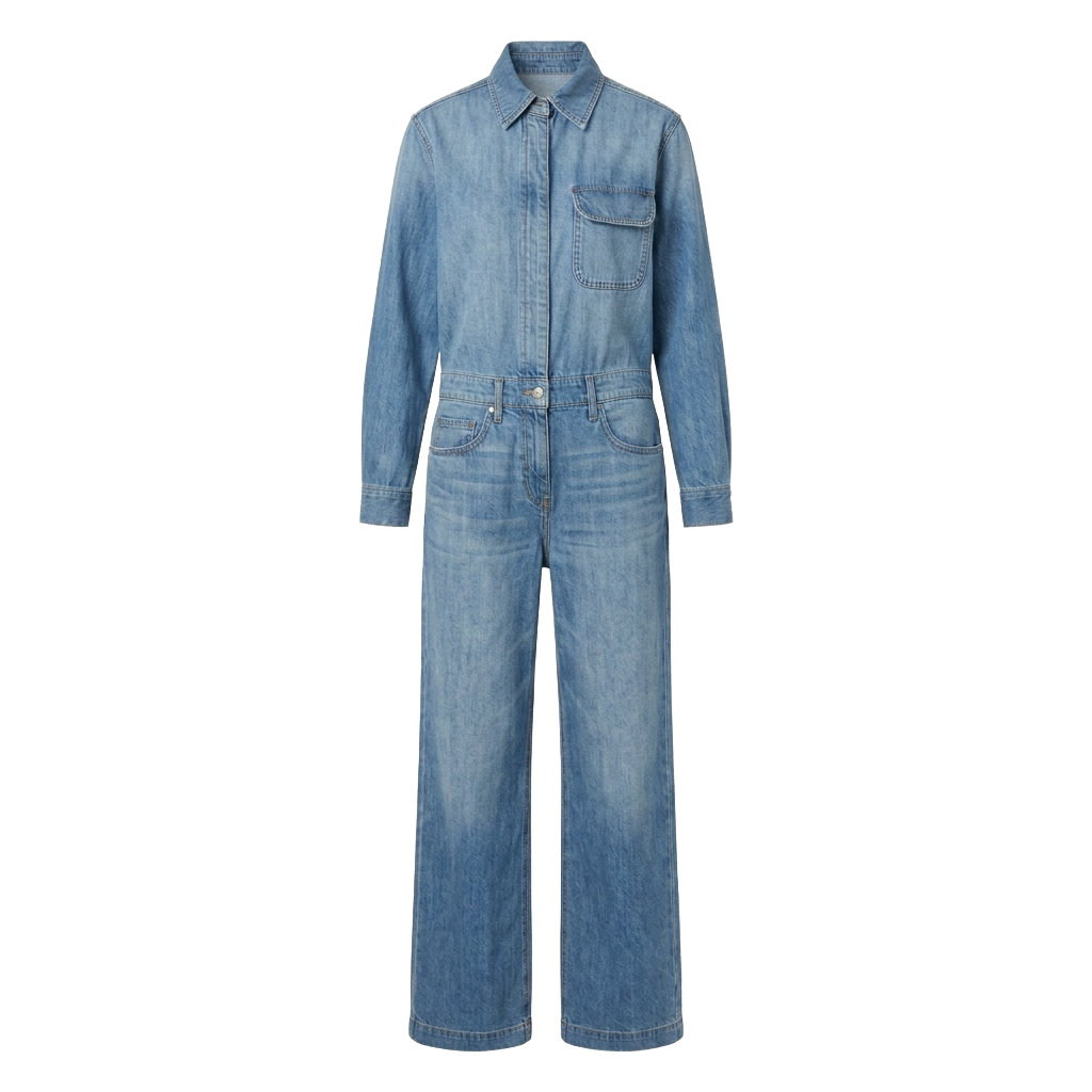 Light Denim Jumpsuit