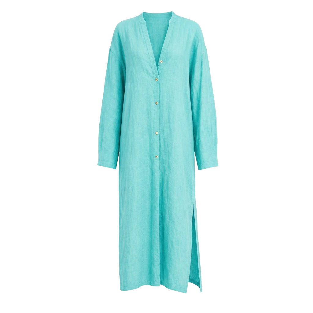 Linen Kaftan Dress
