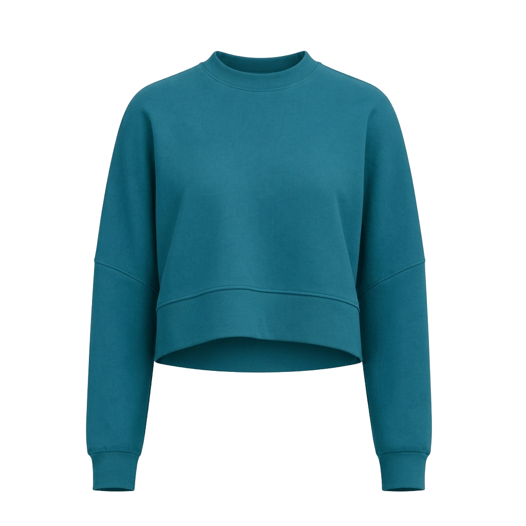 Long-Sleeve Crop Top