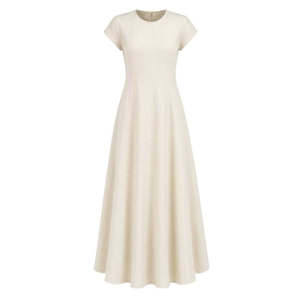 Minimalist Linen Dress