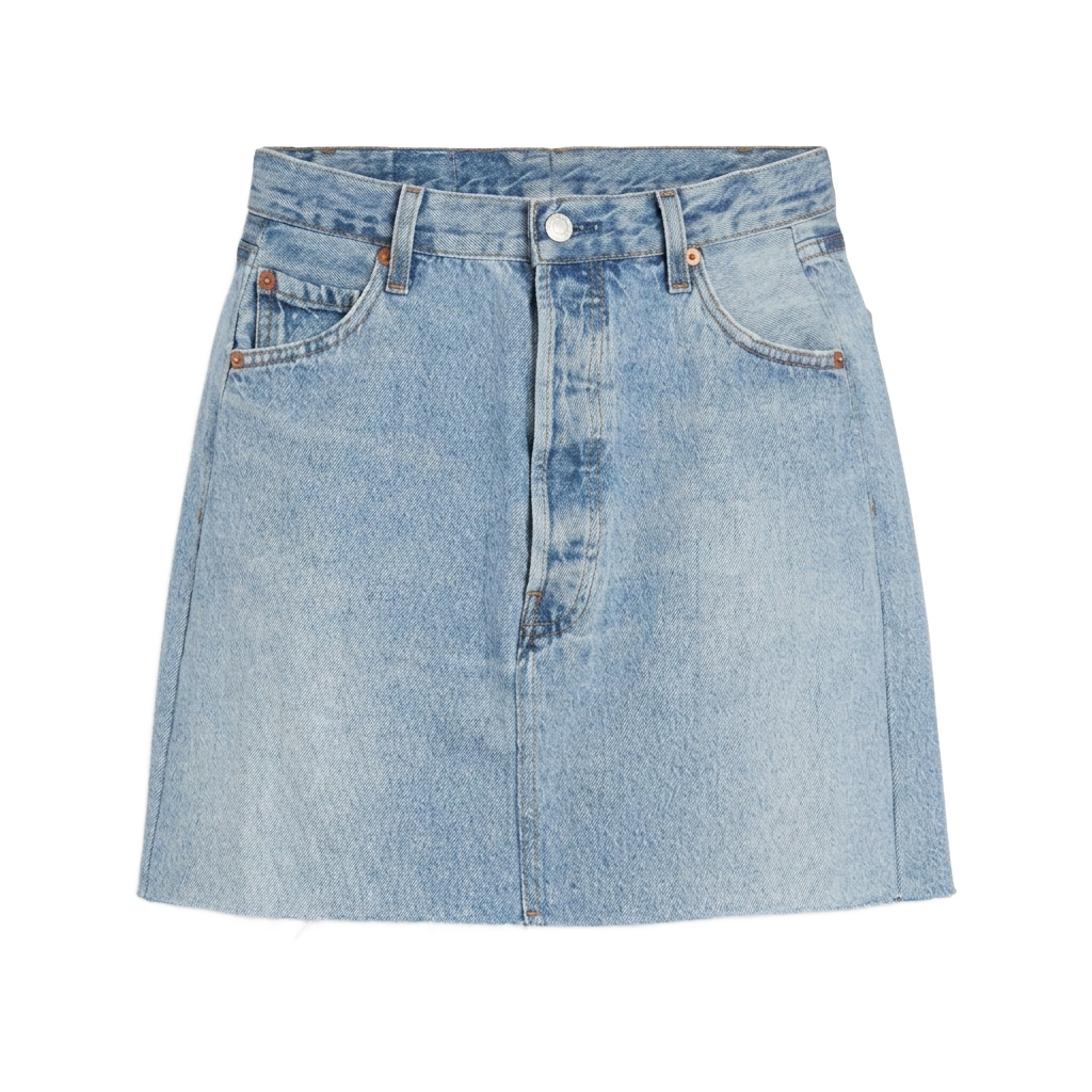 Denim Mini Skirt