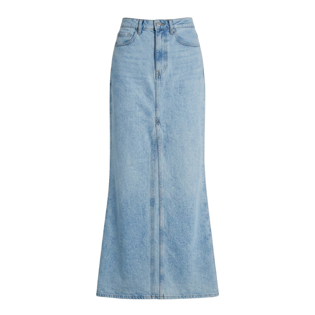 Denim Maxi Skirts