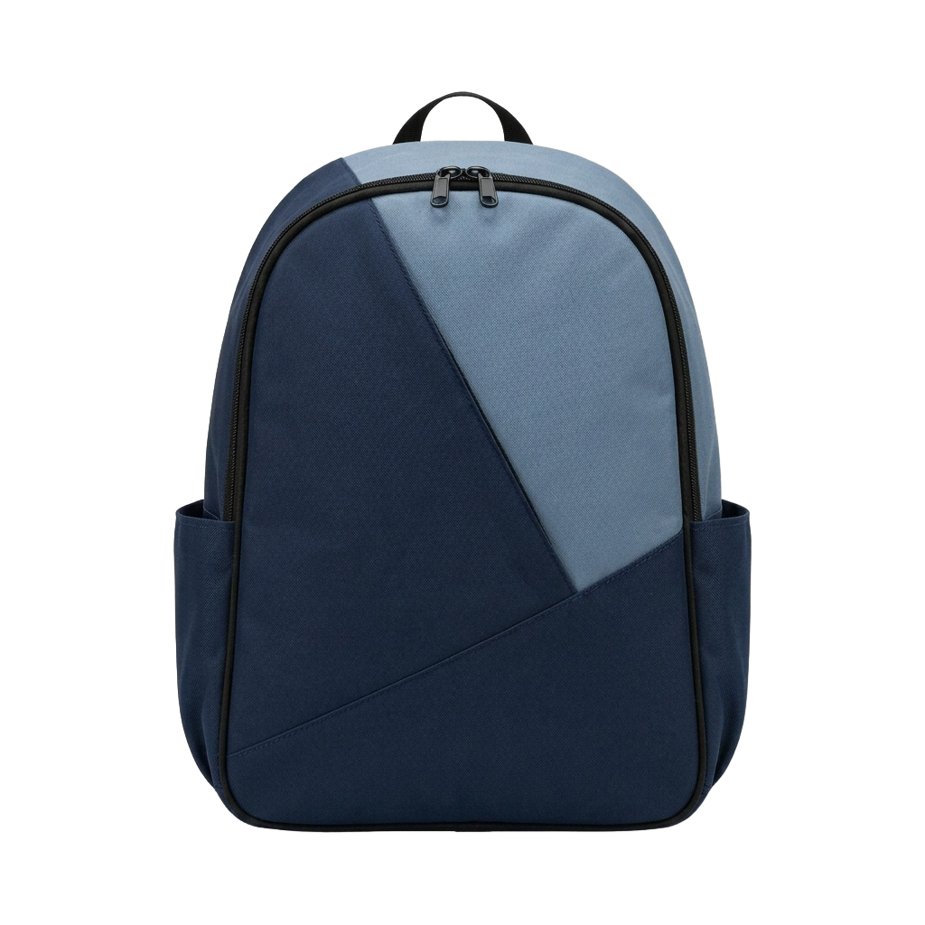Navy Blue and Light Blue Backpack